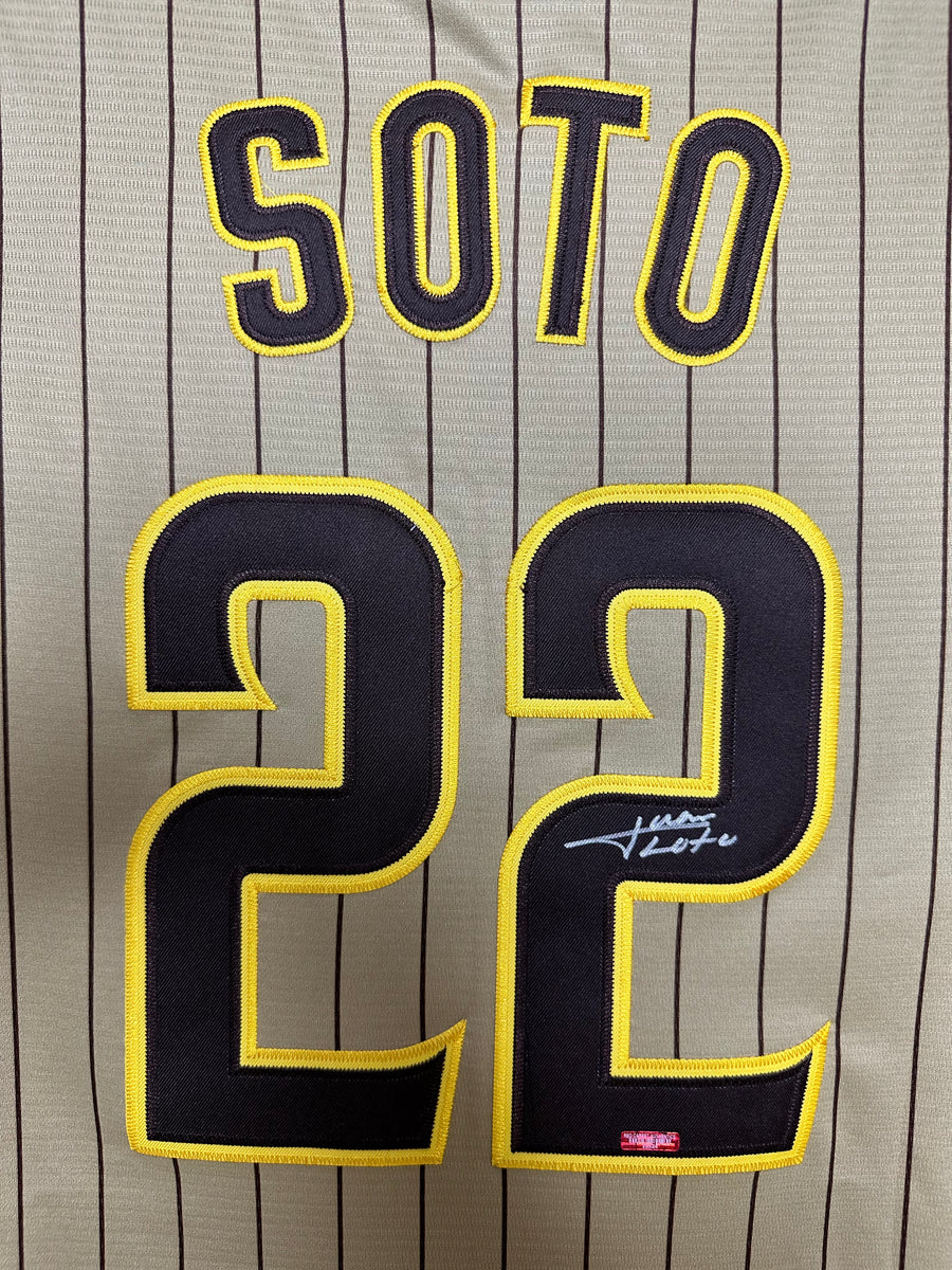 Juan Soto Game-Used and Autographed Padres 1948 Pacific Coast League jersey
