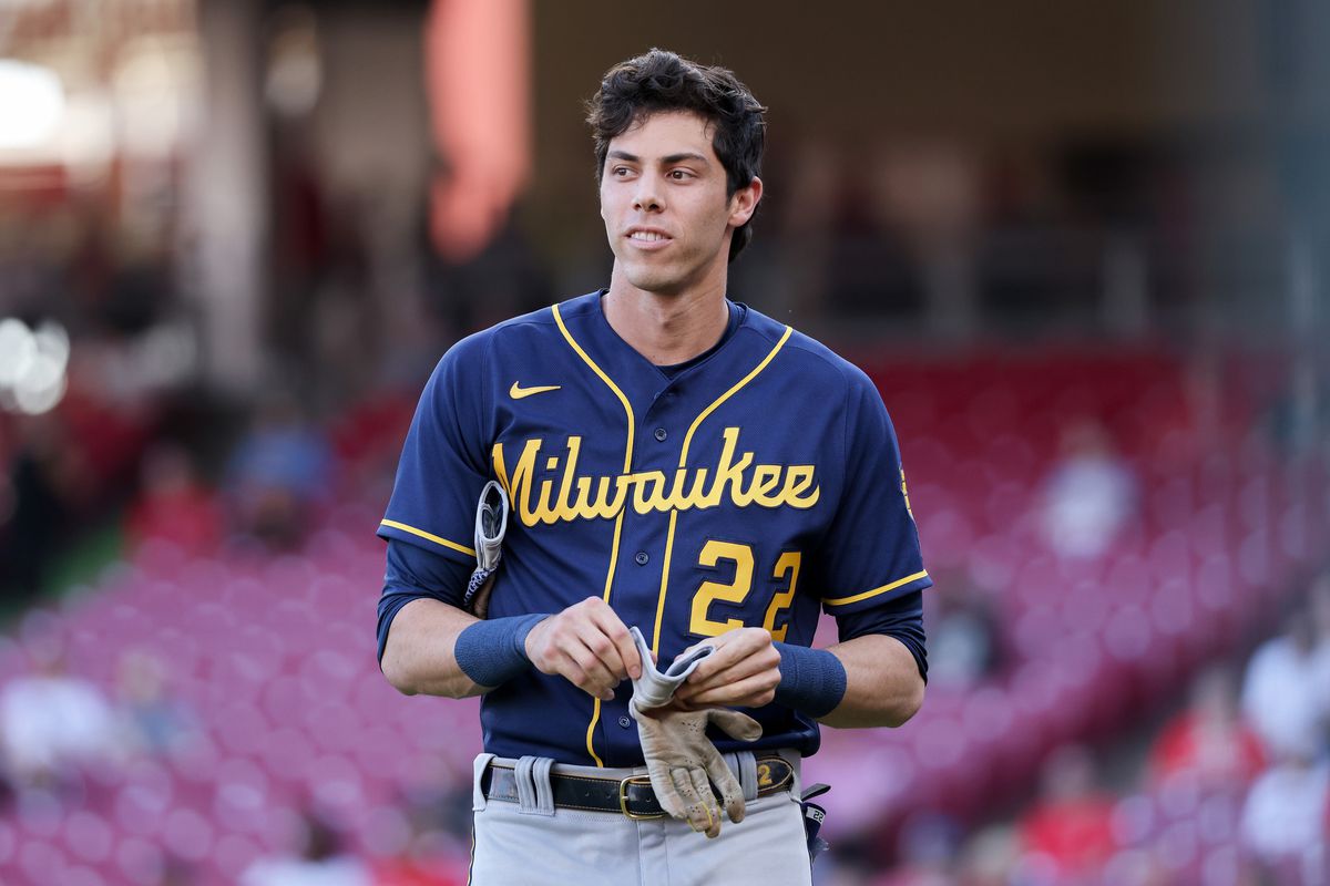 Top-selling Item] Christian Yelich 22 Milwaukee Brewers Home