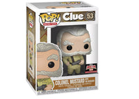 CLUE "COLONEL MUSTARDWITH THE REVOLVER" TARGET CON EXCLUSIVE POP # 53