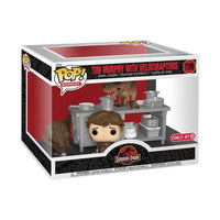 JURASIC PARK "TIM MURPHY WITH VELOCIRAPTORS" TARGET EXCLUSIVE POP # 1199