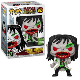 MARVEL ZOMBIES "ZOMBIE MORBIUS" FUNKO 2021 SPRIMG CONVENTION EXCLUSIVE POP # 763