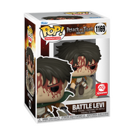 Attack On Titan "BATTLE LEVI" Vinyl figure AE EXCLUSIVE Funko Pop # 1169