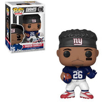 SAQUON BARKLEY RB OF THE NEW YORK GINATS / 100 ANNIVERSARY POP # 118