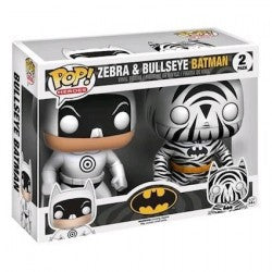 DC COMICS ZEBRA & BULLSEYE BATMAN 2 PACK POP