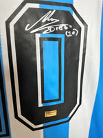 Legendary Diego Maradona “Argentina Pride” Hand Signed Le Coq Sportif Jersey w/COA