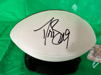 Drew Brees QB Hand Signed Saints Mini Logo Ball W/COA