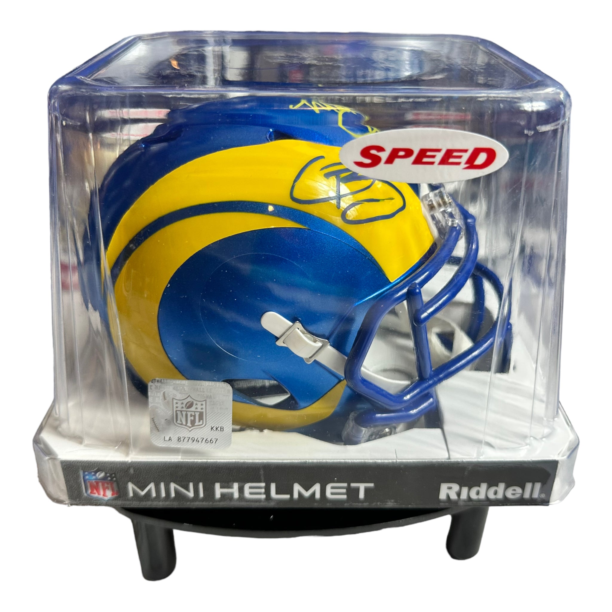 Signed Mini Helmet cooper kupp