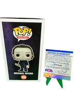 Nick Castle Hand Signed "Michael Myers " Funko Pop w/COA PSA