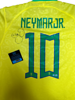 Neymar Da Silva Santos JR Hand Signed Brazil Jersey w/COA