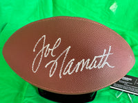 HOF Legendary JOE NAMATH Hand Signed Wilson NFL Ball W/COA