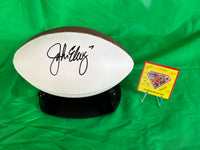 John Elway Super Bowl MVP Hand Signed Mini broncos Ball W/COA