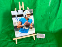 Justin Herbert Hand Signed Chargers 8x10 Photo w/COA