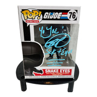 Ray Park Hand Signed G.I. JOE " SNAKE EYES " Funko Pop w/COA