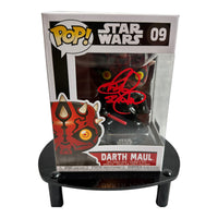 Ray Park Hand Signed Star Wars "Darth Maul " Funko Pop w/COA