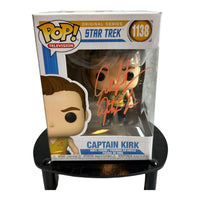 William Shatner Hand Signed " Captain Kirk " Star Trek Funko Pop w/COA