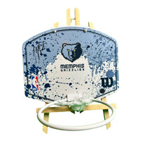 JA Morant Memphis Grizzlies Hand Signed Kids Mini Hoop w/COA