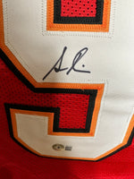 Simeon Rice DE of Tampa Bay Buccaneers Hand Signed Home Jersey w/COA