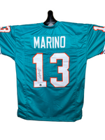 Dan Marino QB Miami Dolphins Hand Signed Home On-Field NFL Jersey w/COA