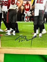 Tom Brady Super Bowl Champ Hand Signed Buccaneers 8x10 Photo w/COA