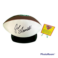 Legendary HOF Joe Namath Hand Signed Jets Logo Wilson Ball W/COA