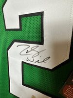 Zach Wilson QB NY Jets Hand Signed Home Jersey w/COA