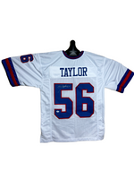 Lawrence Taylor "LT" LB New York Giants Hand Signed Home White Jersey w/COA PSA