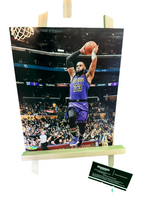 Lebron James Hand Signed Lakers 8x10 Photo w/COA