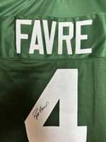 Brett Favre QB Green Bay Packers Hand Signed Home Jersey w/COA