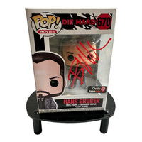 Bruce Willis Hand Signed " Hans Gruber " Die Hard Funko Pop w/COA