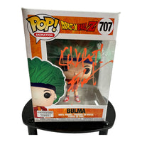 Chris Sabat Hand Signed "Bulma " Dragon Ball Z Funko Pop w/COA