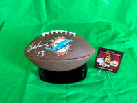 HOF DAN MARINO QB DOLPHINS Hand Signed Mini Logo Ball W/COA