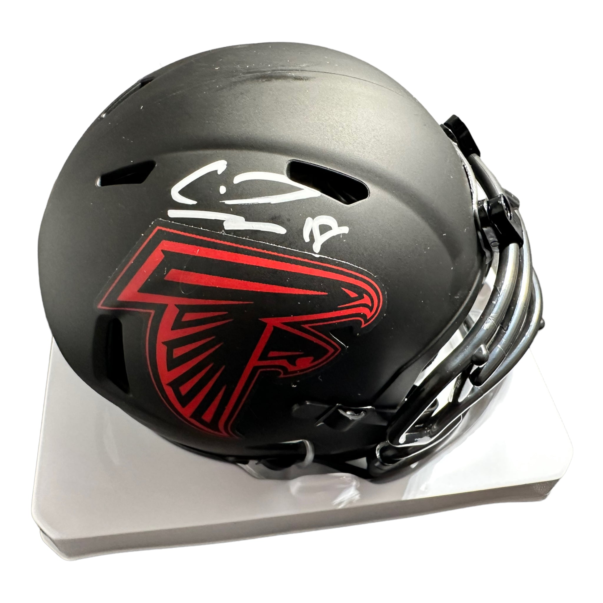 Calvin Ridley Autographed Atlanta Falcons Speed Mini Football Helmet - JSA  COA