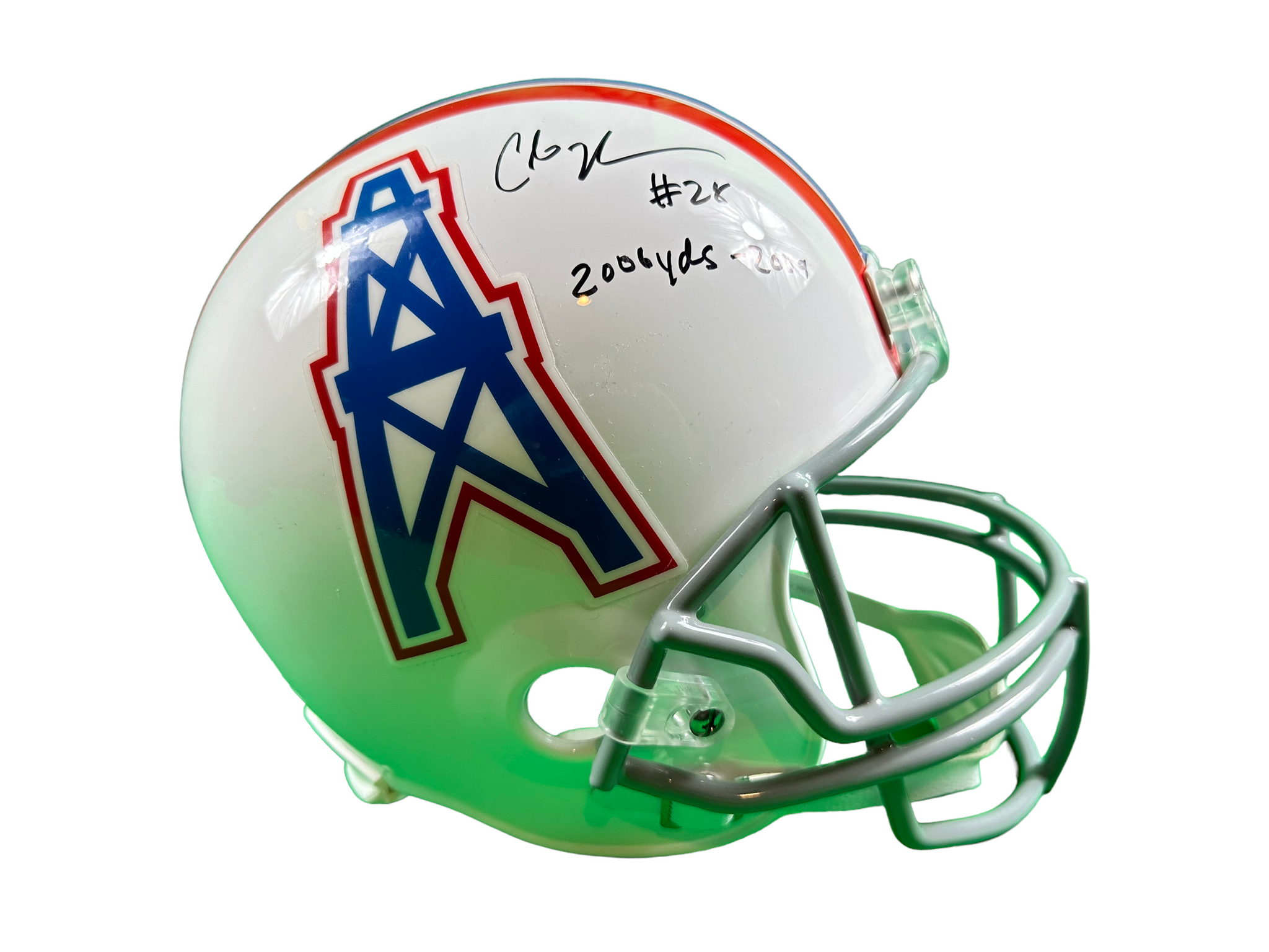 Lamar Jackson Autographed Baltimore Ravens Mini Football Helmet - JSA COA