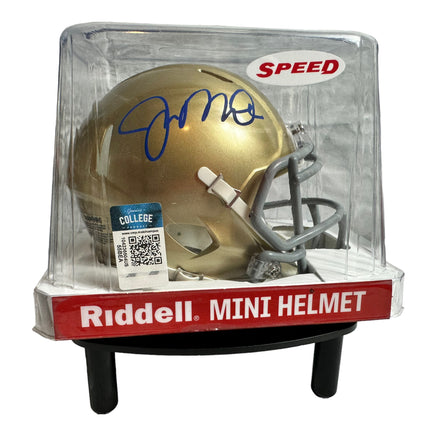 Joe Montana Signed Mini San Francisco 49ers Riddell Helmet