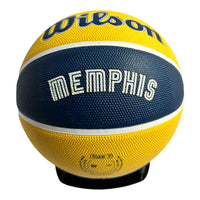 JA Morant - Memphis Grizzlies Hand Signed RC Year Wilson Basketball w/COA