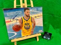 Stephen Curry Hand Signed Warriors 8x10 Photo w/COA