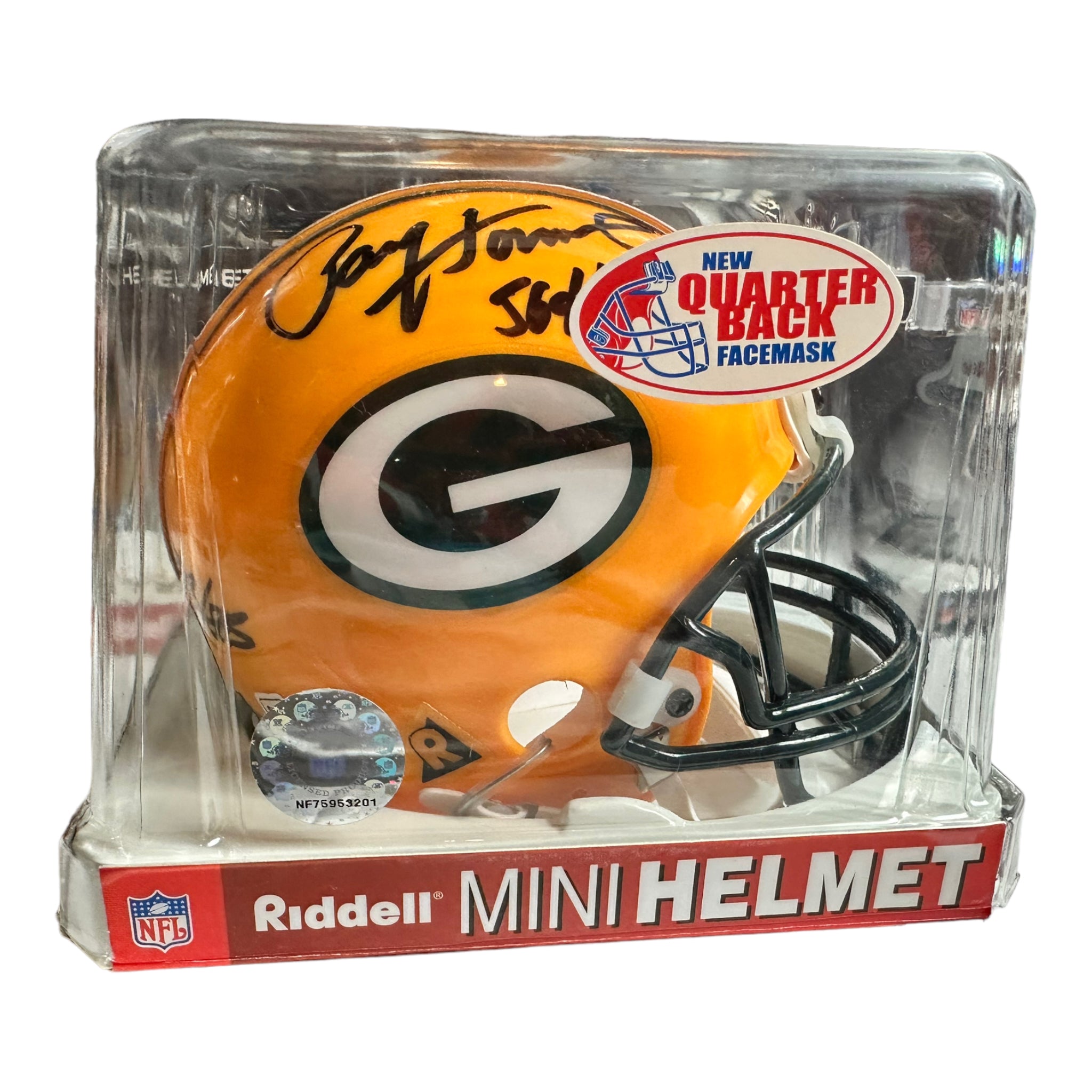 Paul Hornung - Green Bay Packers Hand Signed Mini Helmet W/COA