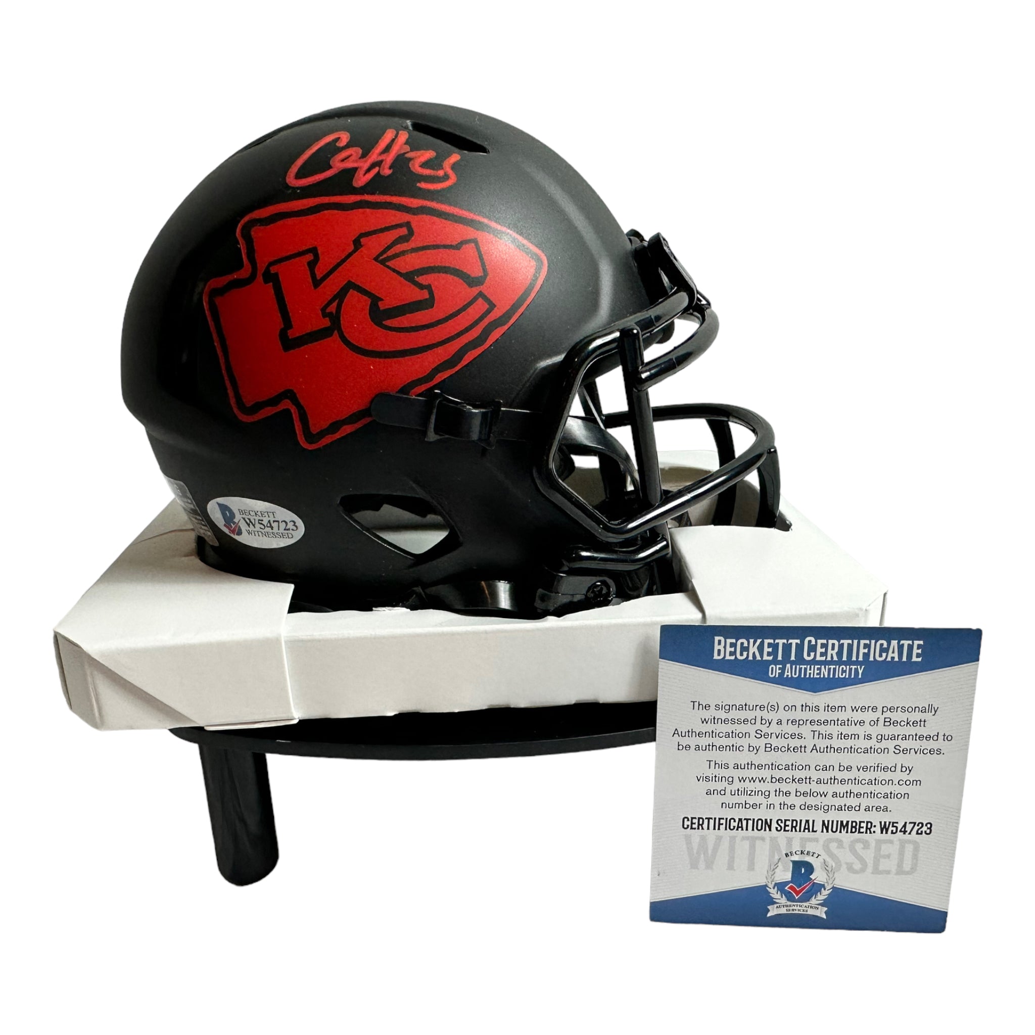 Zach Moss Autographed Eclipse Buffalo Bills Mini Helmet –