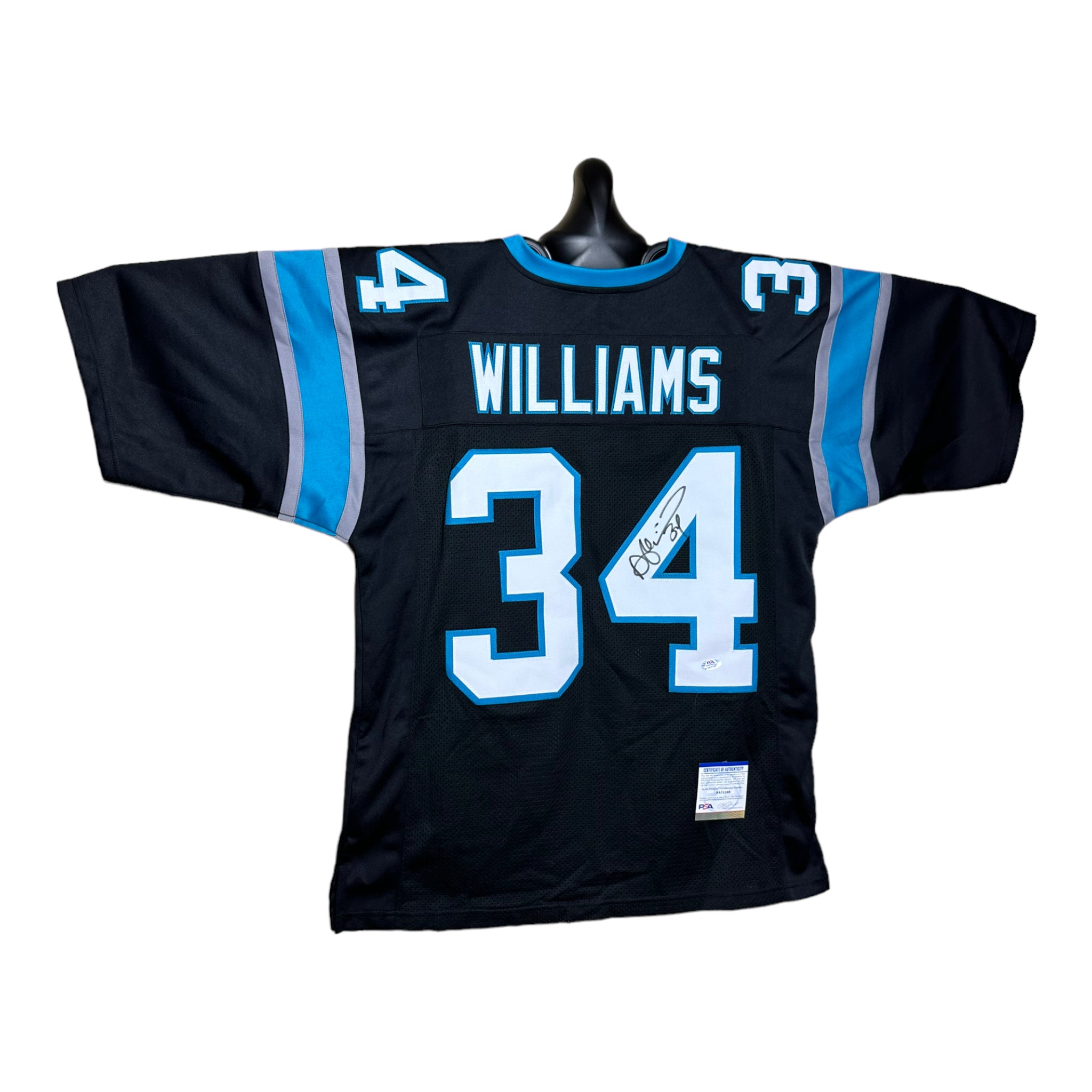 DeAngelo Williams Autographed/Signed Jersey Carolina Panthers