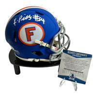 Kyle Pitts - TE Atlanta Falcons Hand Signed FL Gators Mini Helmet w/COA