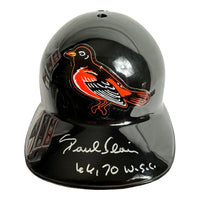 Paul Blair Hand Signed FS MLB Souvenir Baltimore orioles Batting Helmet W/COA JSA