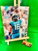 Trevor Lawrence Hand Signed Jaguars 8x10 Photo W/COA