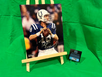 Payton Manning Hand Signed Colts 8x10 Photo w/COA