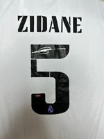 Legendary Zinedine Zidane - Real Madrid Hand Signed Home Jersey w/COA