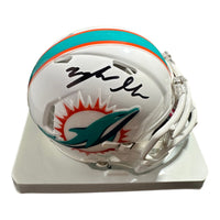 Myles Gaskin - RB Miami dolphins Hand Signed Riddell Speed NFL Mini Helmet w/COA