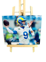 Matthew Stafford Hand Signed Los Angles Rams 8x10 Photo w/COA