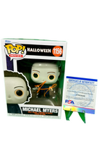 Nick Castle Hand Signed "Michael Myers " Funko Pop w/COA PSA