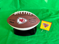 PATRICK MAHOMES QB Chiefs Hand Signed Wilson Mini Ball W/COA