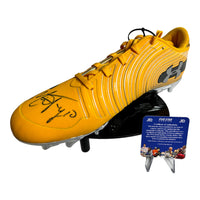 Mitchell Trubisky - QB Pittsburgh Steelers Hand Signed Adidas Field Cleat Red w/COA