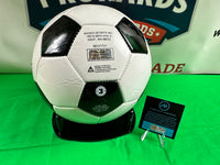 France Legendary Zinédine Zidane Hand Signed Soccer Ball W/COA